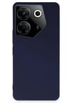 Tecno Camon 20 Pro 5G Kılıf First Silikon - Lacivert