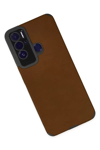 Tecno Pova Neo Kılıf Loop Deri Silikon - Kahverengi