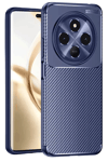 Tecno Spark 30 Kılıf Auto Focus Karbon Kapak - Lacivert