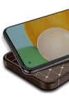 Tecno Spark 30 Kılıf Auto Focus Karbon Kapak - Kahverengi
