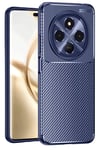 Tecno Spark 30 Kılıf Auto Focus Karbon Kapak - Lacivert