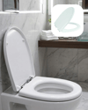 Universal Klozet Kapak Seti Kaydırmaz Alt Yüzey Kolay Temizlik Banyo Aksesuarı