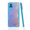 Vivo V21e Kılıf Platin Silikon - Mavi