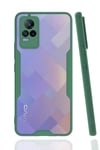 Vivo V21e Kılıf Platin Silikon - Yeşil