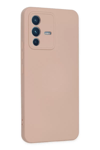 Vivo V23 5G Kılıf Nano içi Kadife Silikon - Pudra