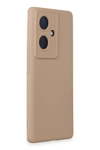 Vivo V29 Lite Kılıf Nano içi Kadife Silikon - Pudra