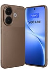 Vivo V60 Lite Auto Focus Karbon Kapak - Kahverengi