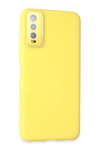 Vivo Y11S Kılıf Lansman Glass Kapak - Sarı