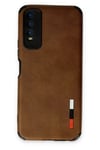 Vivo Y11S Kılıf Loop Deri Silikon - Kahverengi