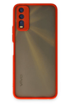 Vivo Y11S Kılıf Montreal Silikon Kapak - Kırmızı
