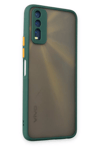 Vivo Y11S Kılıf Montreal Silikon Kapak - Yeşil
