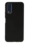 Vivo Y11S Kılıf Nano içi Kadife Silikon - Siyah
