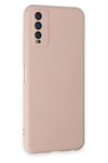 Vivo Y11S Kılıf Nano içi Kadife Silikon - Pudra