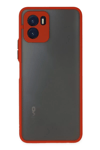 Vivo Y15S Kılıf Montreal Silikon Kapak - Kırmızı