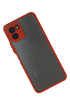 Vivo Y15S Kılıf Montreal Silikon Kapak - Kırmızı