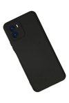 Vivo Y15S Kılıf Nano içi Kadife Silikon - Siyah