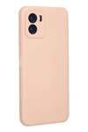 Vivo Y15S Kılıf Nano içi Kadife Silikon - Pudra