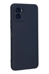 Vivo Y15S Kılıf Nano içi Kadife Silikon - Lacivert