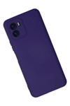 Vivo Y15S Kılıf Nano içi Kadife Silikon - Mor