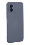 Vivo Y15S Kılıf Nano içi Kadife Silikon - Gri