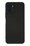Vivo Y15S Kılıf Nano içi Kadife Silikon - Siyah