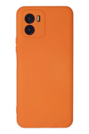 Vivo Y15S Kılıf Nano içi Kadife Silikon - Turuncu