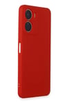 Vivo Y16 Kılıf First Silikon - Kırmızı
