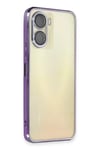 Vivo Y16 Kılıf Lensli Silikon - Mor