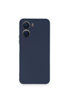 Vivo Y16 Kılıf Nano içi Kadife Silikon - Lacivert