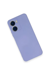 Vivo Y16 Kılıf Nano içi Kadife Silikon - Lila
