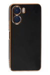 Vivo Y16 Kılıf Volet Silikon - Siyah
