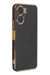 Vivo Y16 Kılıf Volet Silikon - Siyah