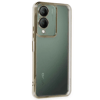 Vivo Y17S Kılıf Lensli Silikon - Gold