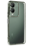 Vivo Y17S Kılıf Lensli Silikon - Yeşil