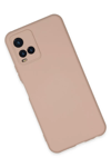 Vivo Y21S Kılıf Nano içi Kadife Silikon - Pudra