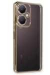 Vivo Y27 Kılıf Lensli Silikon - Gold