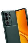 Vivo Y29 4G Auto Focus Karbon Kapak - Koyu Yeşil
