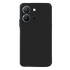Vivo Y36 Kılıf Nano içi Kadife Silikon - Siyah