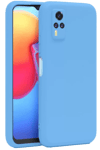 Vivo Y53S Kılıf Nano içi Kadife Silikon - Mavi