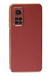 Xiaomi Mi 10T Kılıf Volet Silikon - Kırmızı