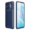 Xiaomi Mi 10T Lite Kılıf Auto Focus Karbon Kapak - Lacivert