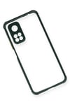 Xiaomi Mi 10T Pro Kılıf Miami Şeffaf Silikon - Koyu Yeşil
