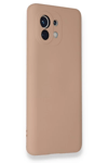 Xiaomi Mi 11 Kılıf Nano içi Kadife Silikon - Pudra