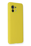 Xiaomi Mi 11 Kılıf Nano içi Kadife Silikon - Sarı