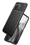 Xiaomi Mİ 11 Lite Kılıf Auto Focus Karbon Kapak - Lacivert