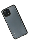 Xiaomi Mİ 11 Lite Kılıf Miami Şeffaf Silikon - Siyah