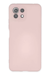 Xiaomi Mİ 11 Lite Kılıf Nano içi Kadife Silikon - Pudra