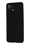 Xiaomi Mİ 11 Lite Kılıf Nano içi Kadife Silikon - Siyah