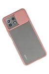 Xiaomi Mİ 11 Lite Kılıf Palm Buzlu Kamera Sürgülü Silikon - Pembe