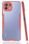 Xiaomi Mİ 11 Lite Kılıf Platin Silikon - Pembe